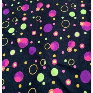 Retro Polka Dot Cotton Fabric 5/8 yard x 42" P&B Textiles 1998 Quilting